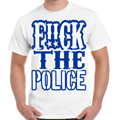 SPECIAL!!! F!!ck The Police White Tee Thumbnail